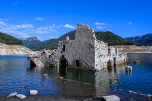 Roca-salva. Pantà de Susqueda. Foto: cedida Palau Robert.