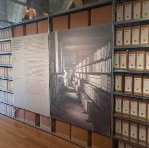 Inici de l'exposició amb una foto de l'Arxiu Municipal de principi del segle XX. 