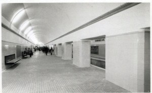 Estació de Correus, l'any 1958. Foto: Fundació TMB