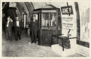 Estació de Jaume I, l'any 1933. Foto: Brangulí. Fundació TMB.