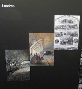 Espai de l'exposició dedicat al metro de Londres 