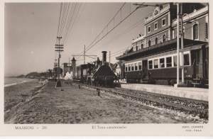Tren del centenario. Octubre 1948. Foto Vela. Col·lecció Ferran Armengol.