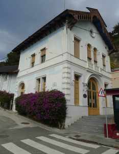 Estació inferior del funicular.