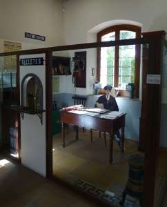 Despatx del cap d'estació. Foto JAF.