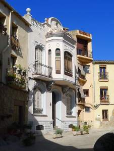 Casa Juncà, al carrer de Julià Fuchs. Foto JAF.