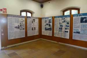 Exposició a l'estació museu del cremallera. Foto JAF.