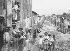 Carrer de Santiago de Cuba cap els anys 1890. (University of Toronto/Robert Percival Porter).