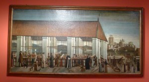 Mercat de peix al Bornet. Oli. Vers 1775.