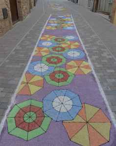 Catifa de flors a Aiguafreda. Corpus 2015. Foto: JAF_SaG.