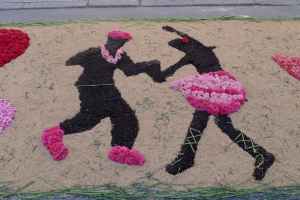Catifes de flors a la Garriga. Corpus 2015. Foto JAF_SaG.