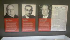 Semblances de Miquel Sellarès, Joan Fuster i Fèlix Millet i Maristany.