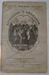 portada de Liceistas y cruzados que es mostra a l'exposició.