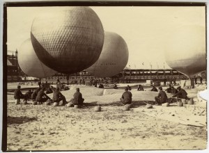 Concurs de globus lliures al Poblenou. 1907. Frederic Ballell. AFB.
